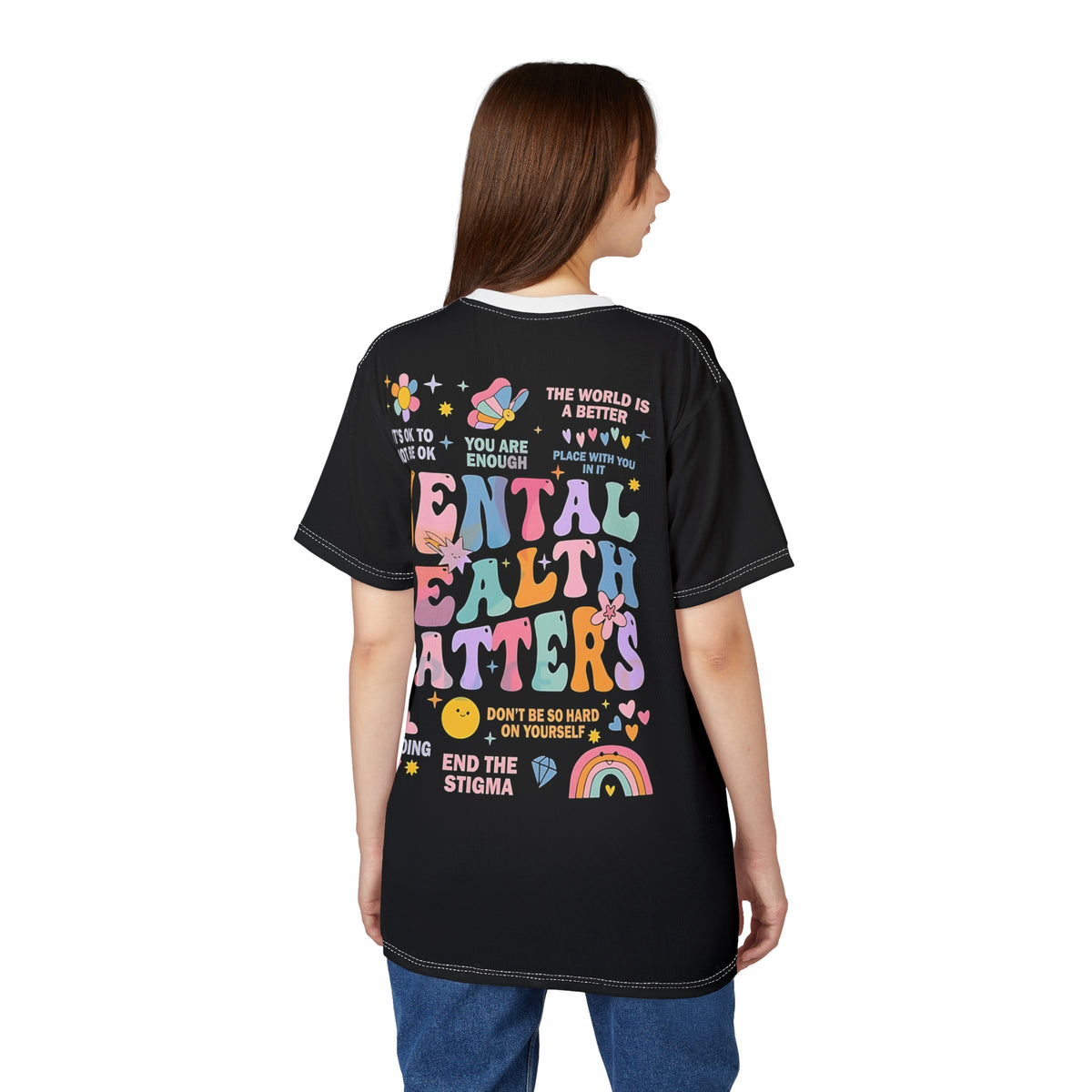 Strong Minds Club - Unisex Cut & Sew Tee (AOP)