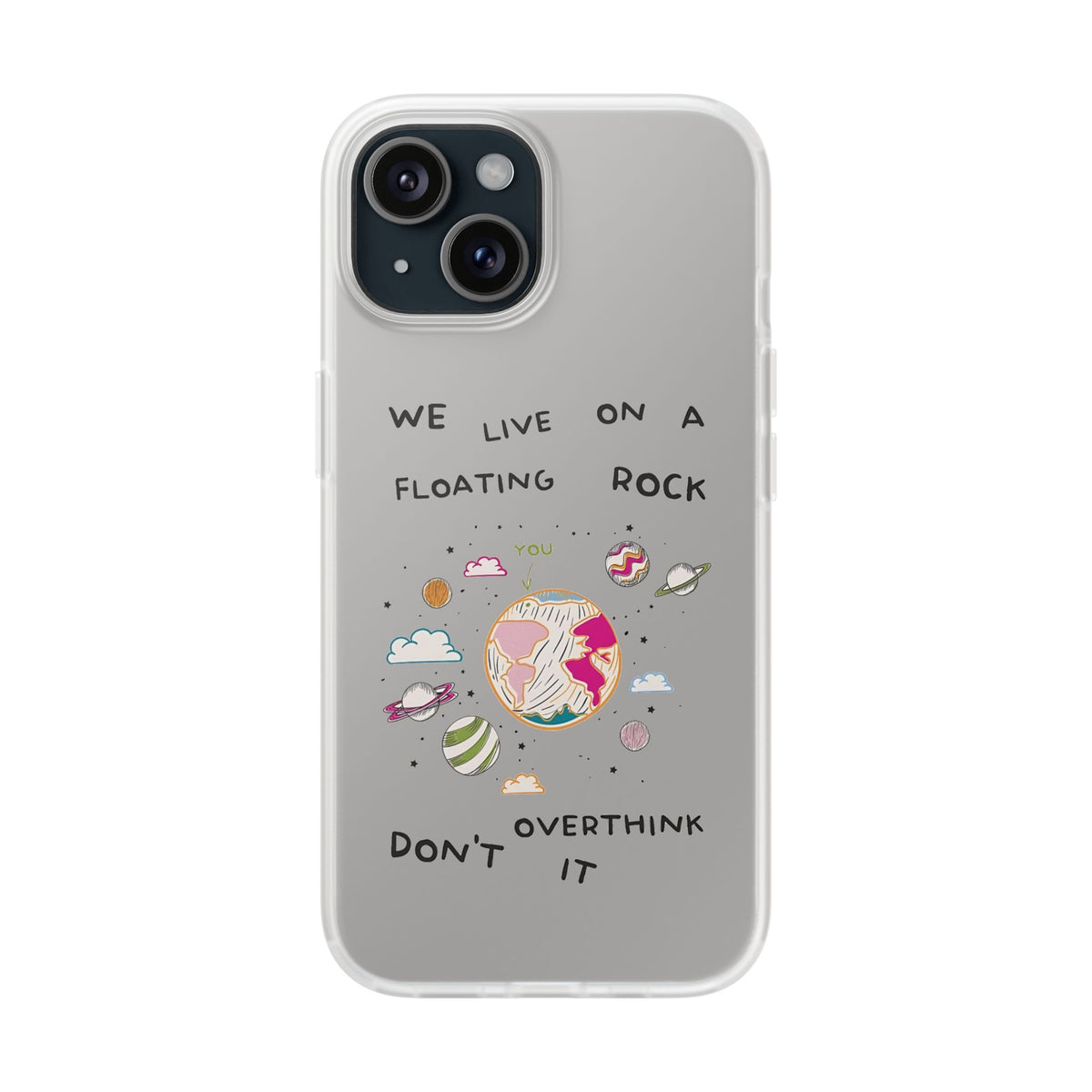 Mood-Boosting Flexi Case for Stay Focused - Anti Anxiety Phone Case