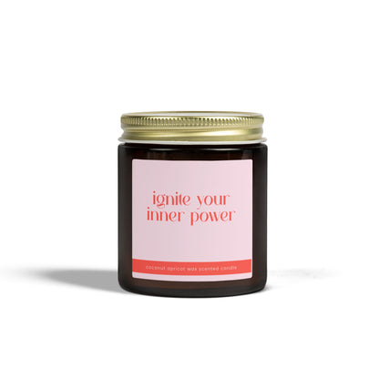 Scented Candles, Coconut Apricot Wax (4oz, 9oz)