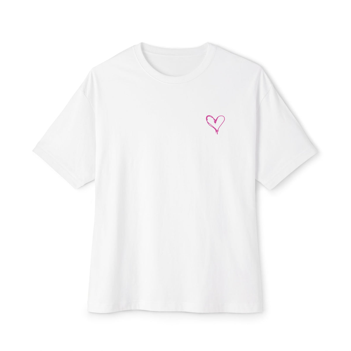 Never Give Up - Unisex Oversized Boxy Tee