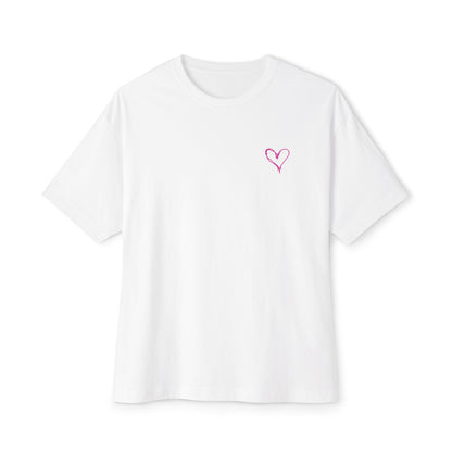 Never Give Up - Unisex Oversized Boxy Tee