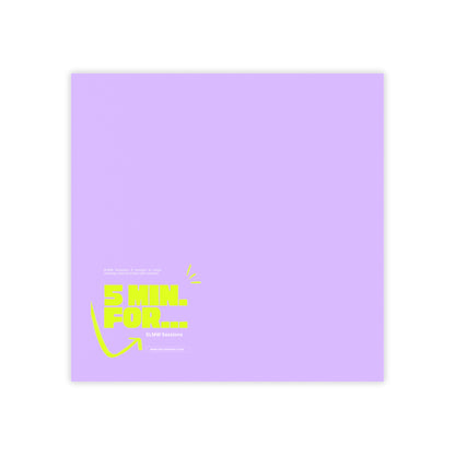 “Five Minutes For…” Sticky Note Pad — Official Podcast Edition