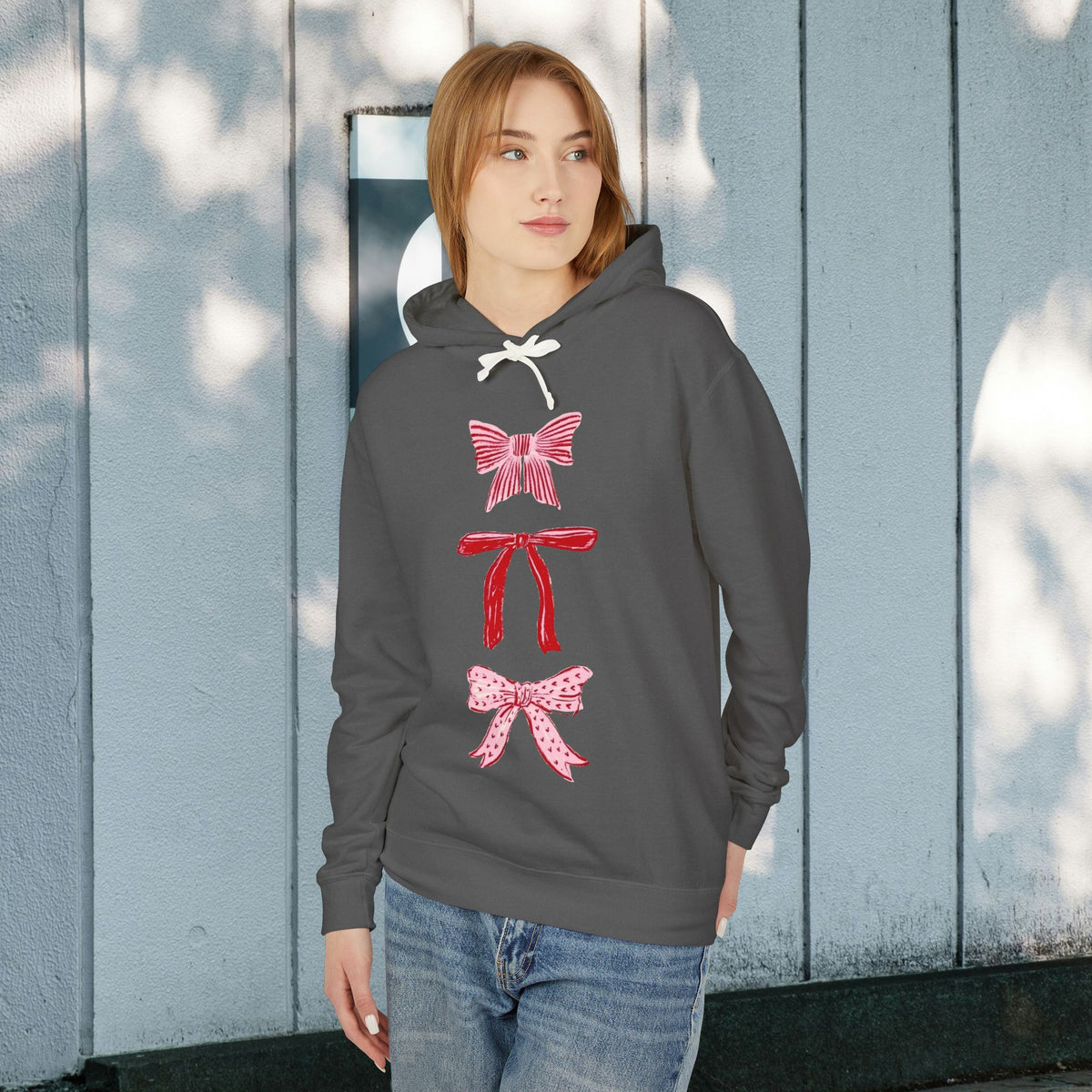 Pink Ribbon Lightweight Hoodie - Fresh Love Design