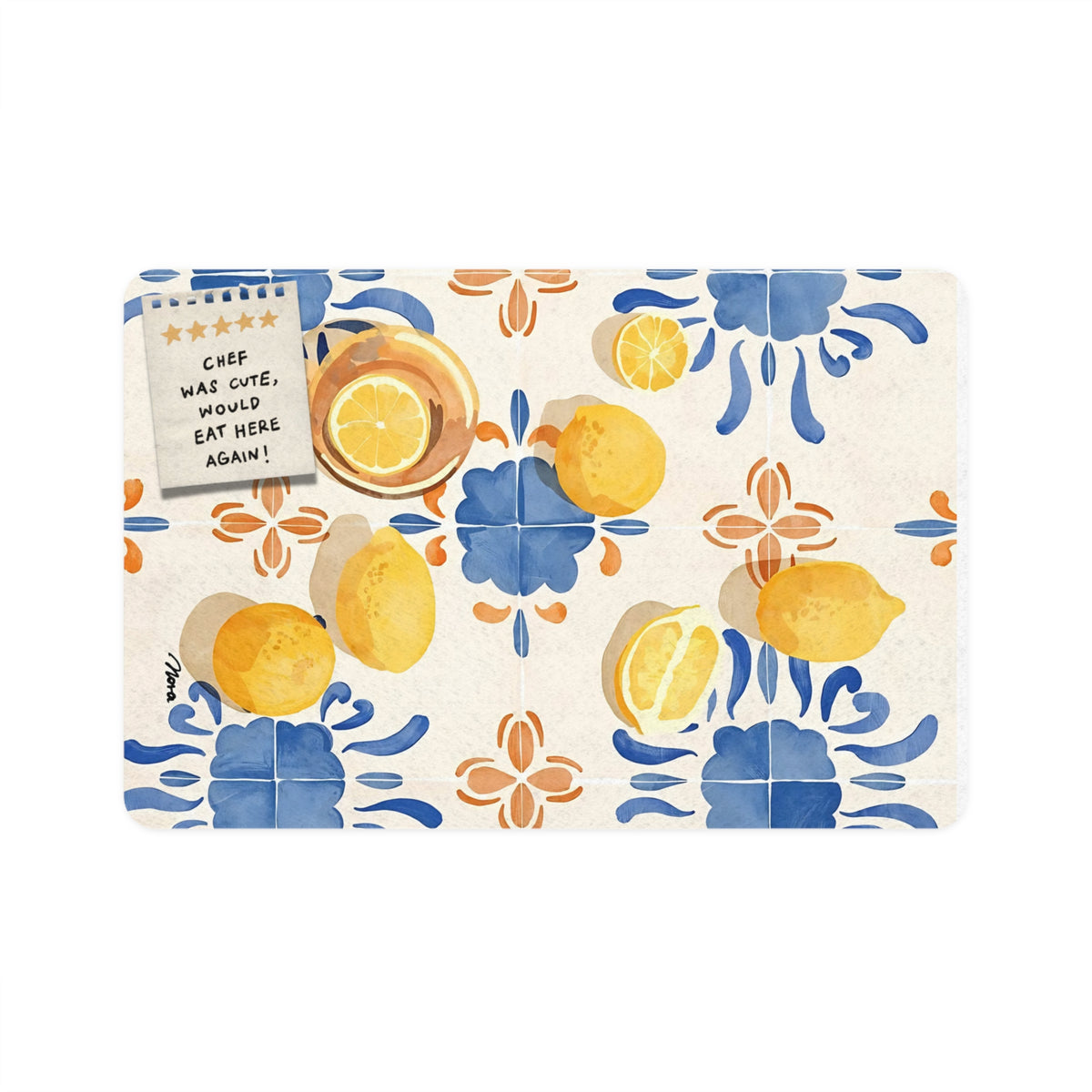 Pet Food Mat - Chef Was Cute