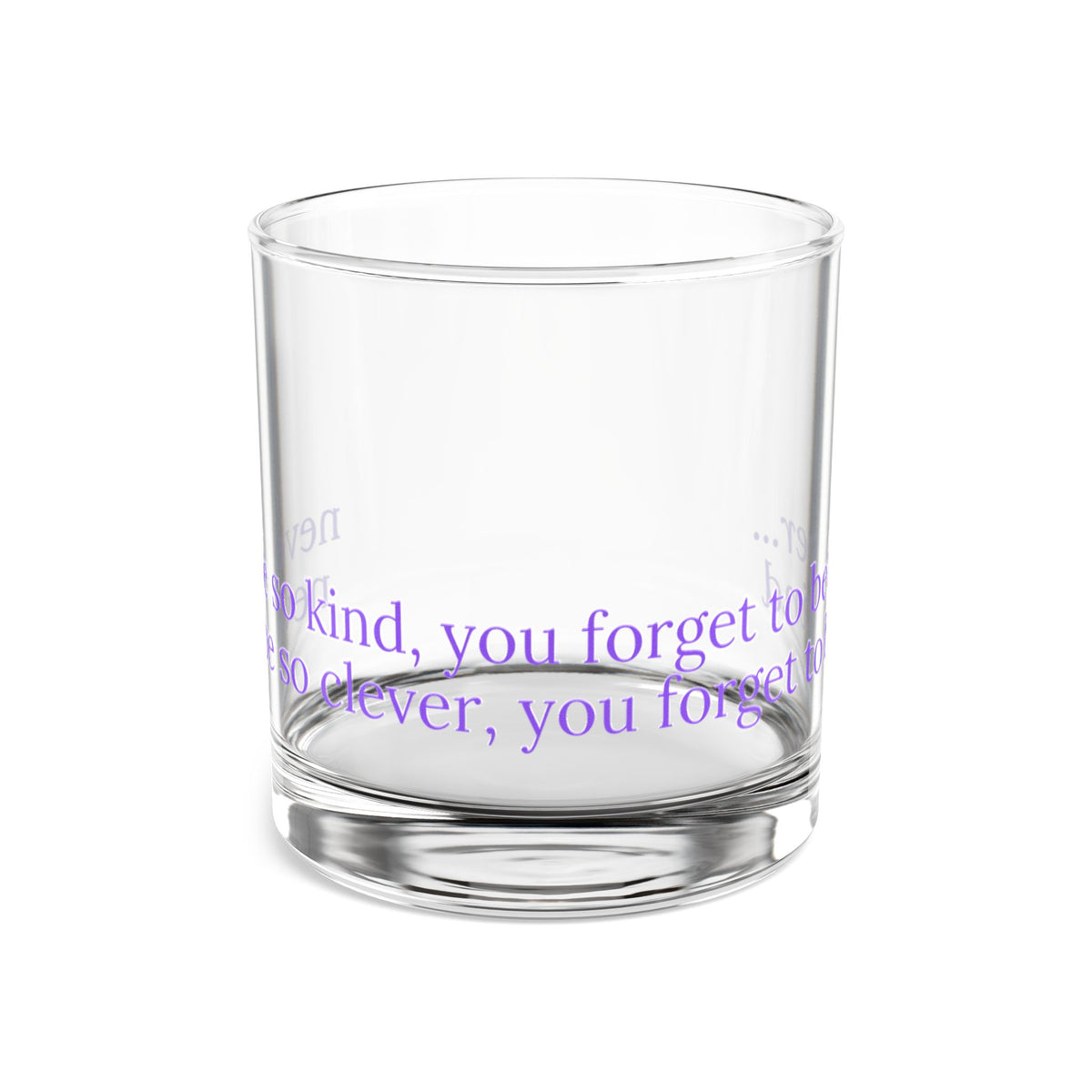 Balance & Wisdom Glass – A Thoughtful Reminder