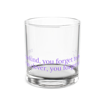 Balance & Wisdom Glass – A Thoughtful Reminder