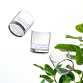 Balance & Wisdom Glass – A Thoughtful Reminder