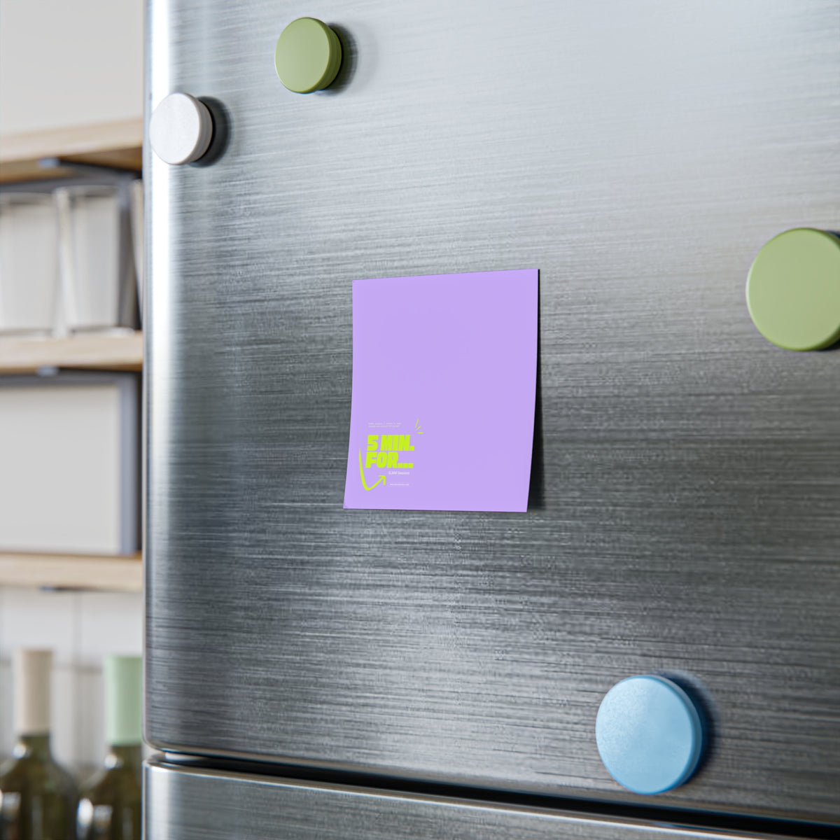 “Five Minutes For…” Sticky Note Pad — Official Podcast Edition