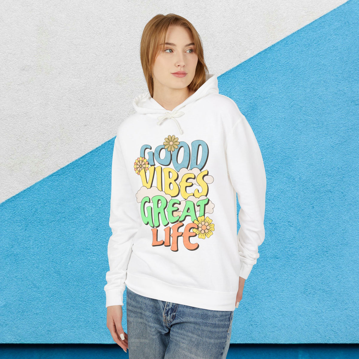 Unisex Lightweight Hooded Sweatshirt