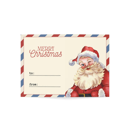 Santa Claus Christmas Greeting Card (1, 10, 30, and 50pcs)
