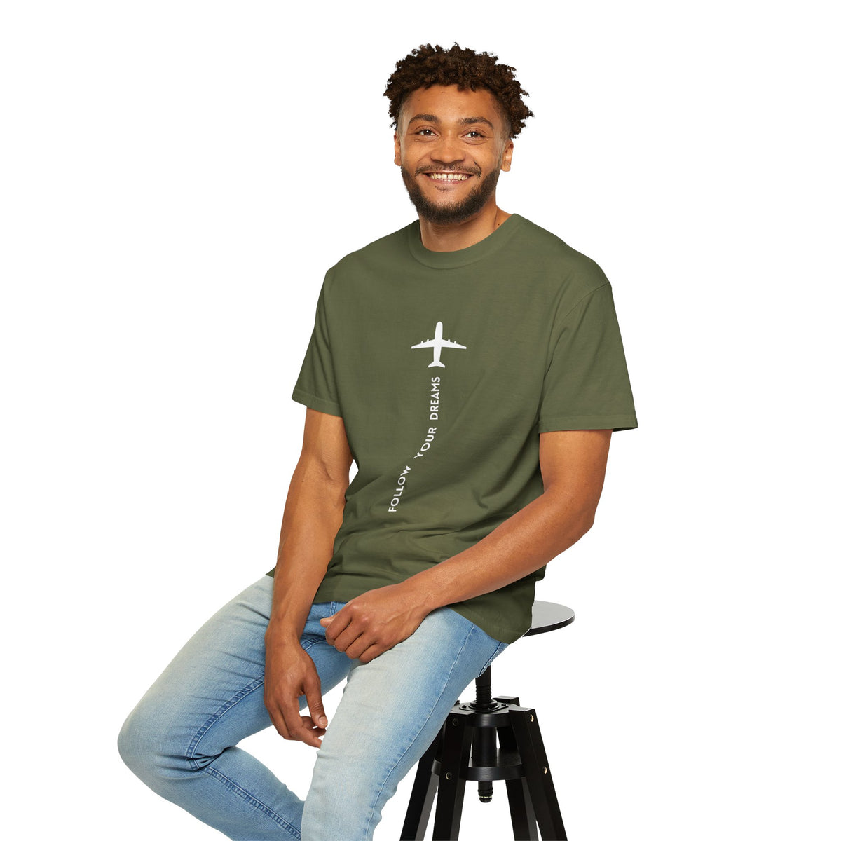 Follow Your Dreams Garment-Dyed T-Shirt