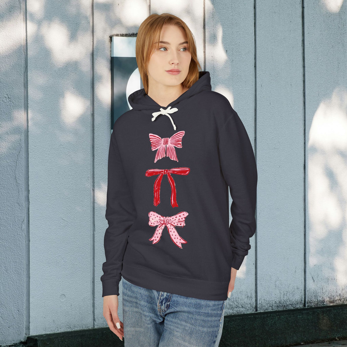 Pink Ribbon Lightweight Hoodie - Fresh Love Design