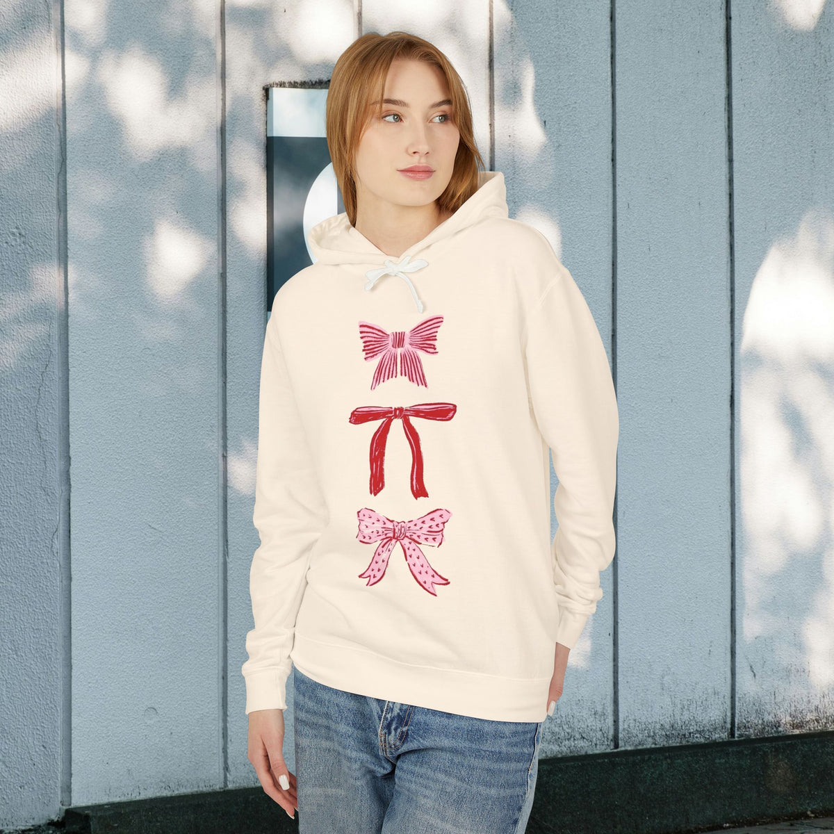 Pink Ribbon Lightweight Hoodie - Fresh Love Design
