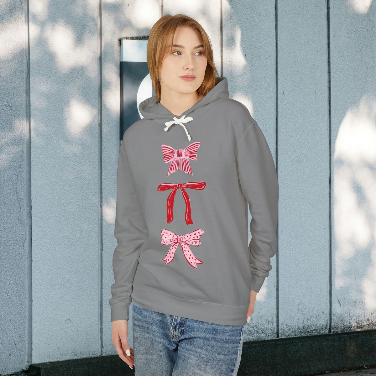 Pink Ribbon Lightweight Hoodie - Fresh Love Design