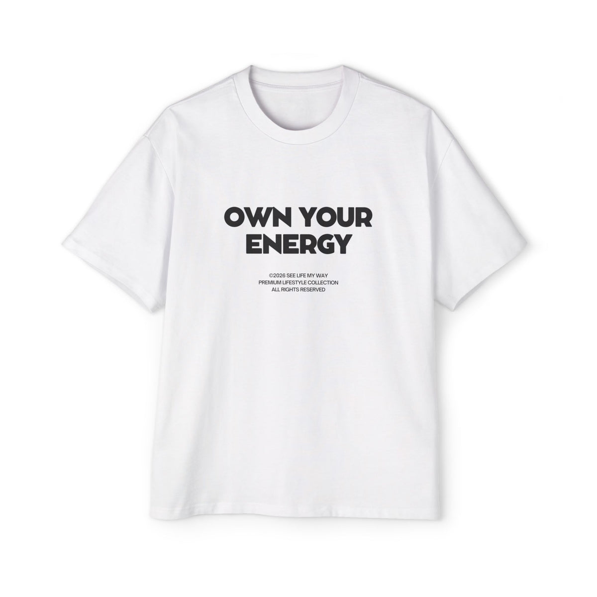 Own Your Energy Graphic Oversized Tee
