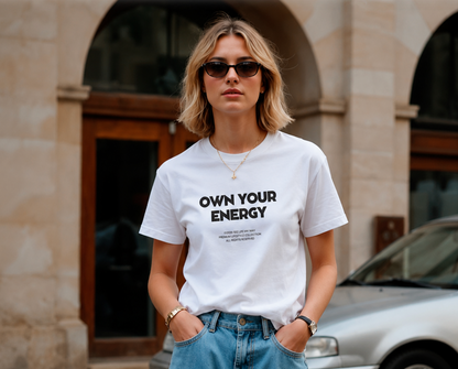 Own Your Energy Graphic Oversized Tee