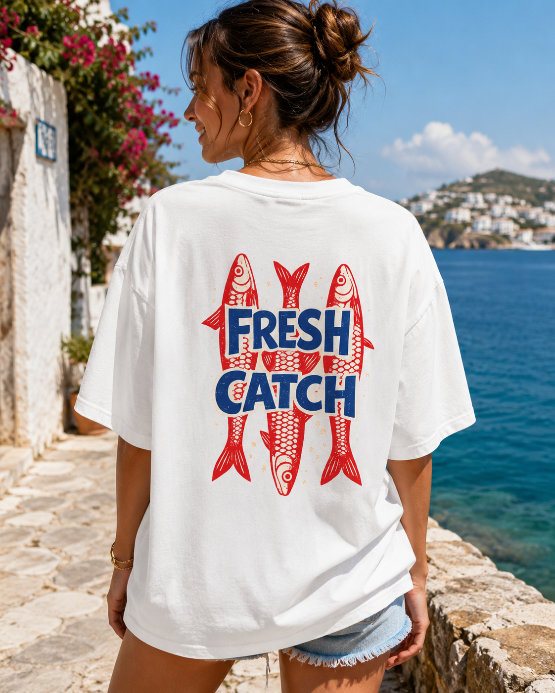 Fresh Catch Club Heavy Oversized Tee