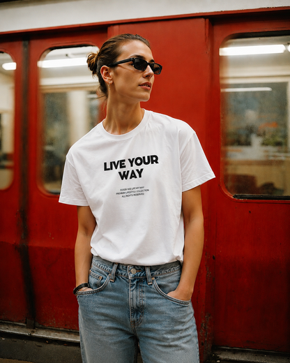 Live Your Way Minimalist Tee