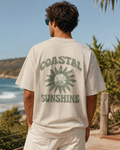 Coastal Sunshine Heavy Oversized Tee