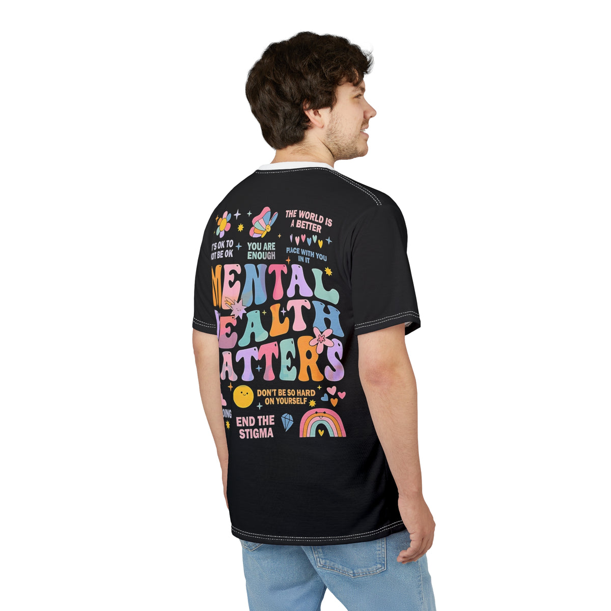 Strong Minds Club - Unisex Cut & Sew Tee (AOP)
