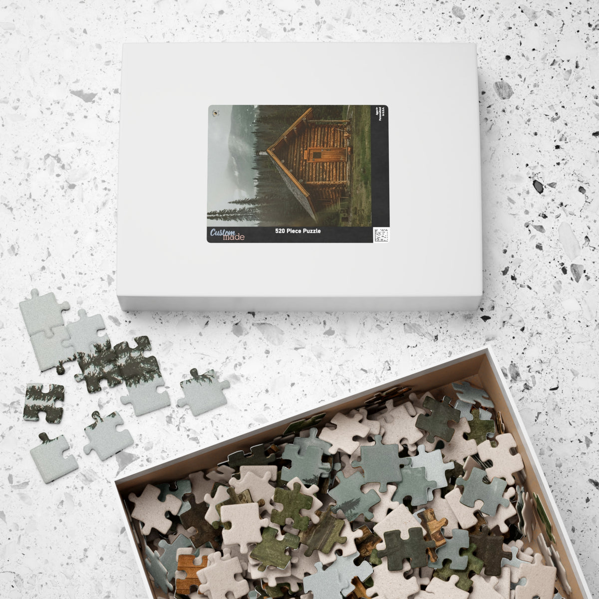 Cozy Cabin Escape – Mindful Puzzle (520 pcs)
