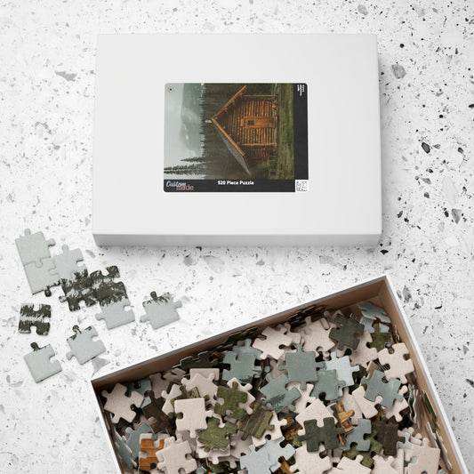Cozy Cabin Escape – Mindful Puzzle (520 pcs)