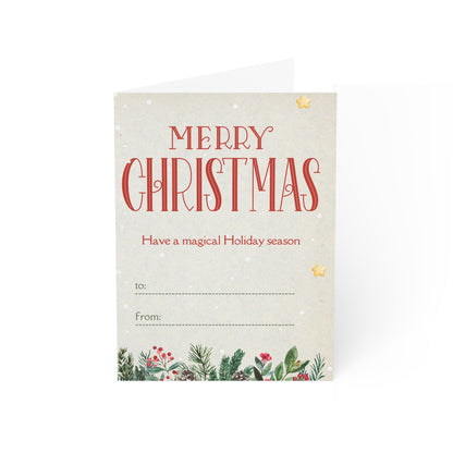 Cozy Christmas Gnome Greeting Card (1, 10, 30, and 50pcs)