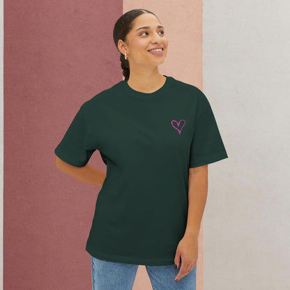Never Give Up - Unisex Oversized Boxy Tee