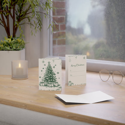 Merry Christmas Greeting Card (1, 10, 30, and 50pcs)