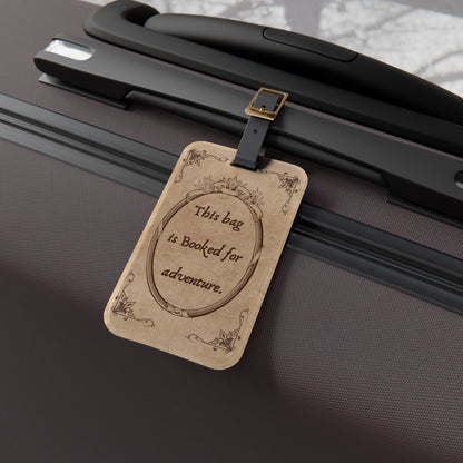 Booked for Adventure: Literary Luggage Tag