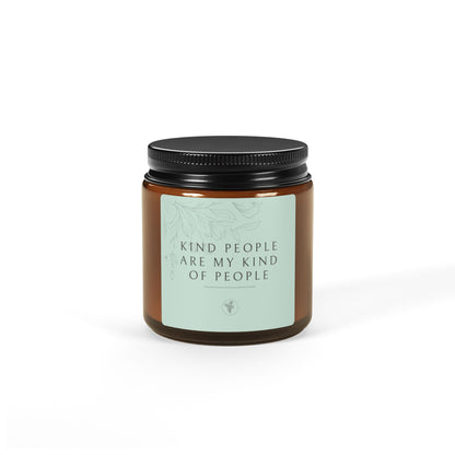 Scented Soy Candle (Multi-Size, Amber Jar)