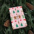 Festive Holiday Gift Wrap Paper