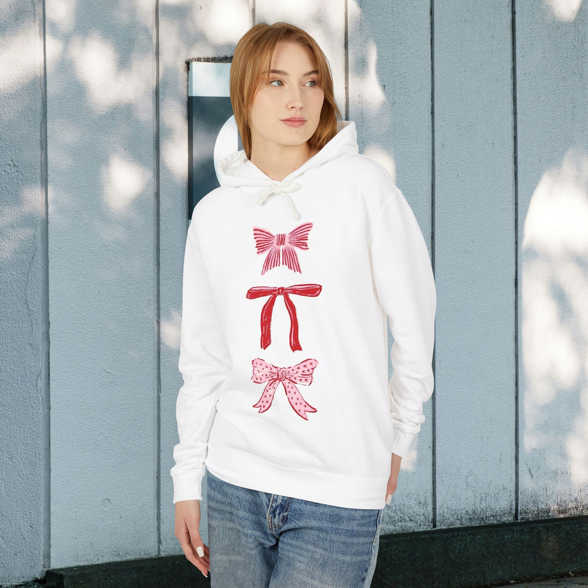 Pink Ribbon Lightweight Hoodie - Fresh Love Design