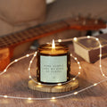Scented Soy Candle (Multi-Size, Amber Jar)