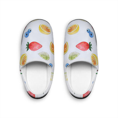 Slippers - Love Fruit, Eat Well Design - Women's Indoor Footwear