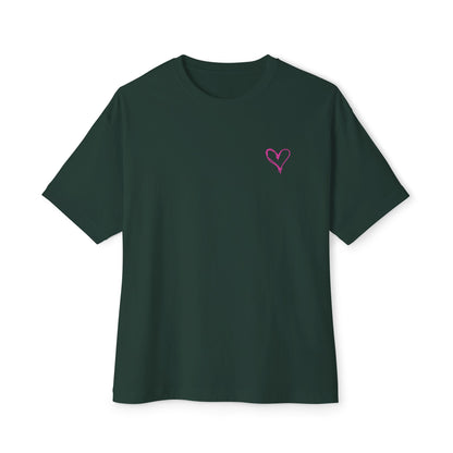 Never Give Up - Unisex Oversized Boxy Tee