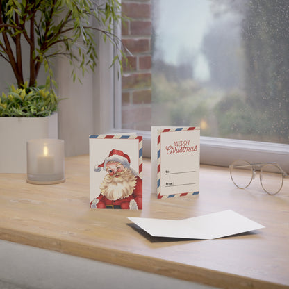Santa Claus Christmas Greeting Card (1, 10, 30, and 50pcs)