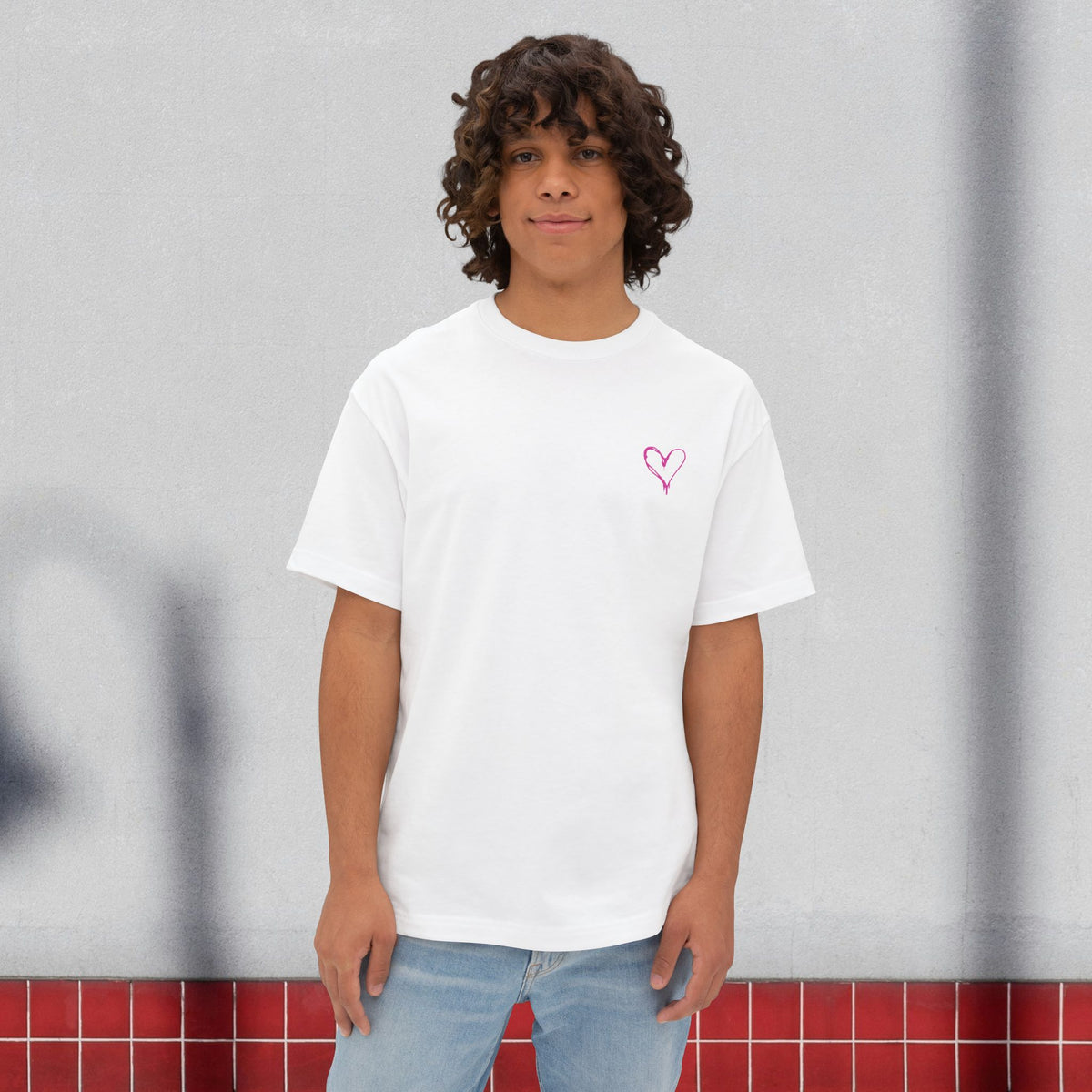 Never Give Up - Unisex Oversized Boxy Tee