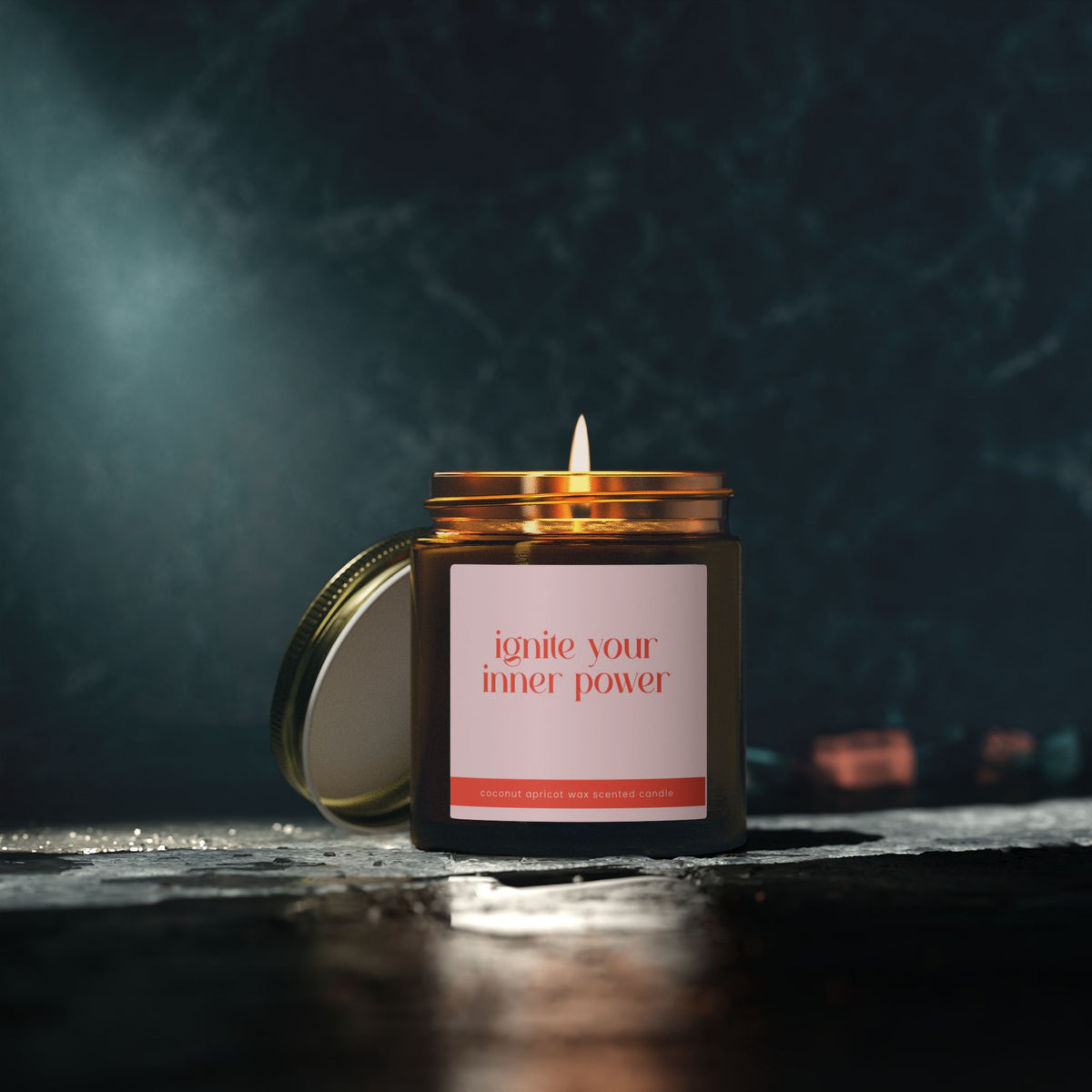 Scented Candles, Coconut Apricot Wax (4oz, 9oz)