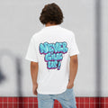 Never Give Up - Unisex Oversized Boxy Tee