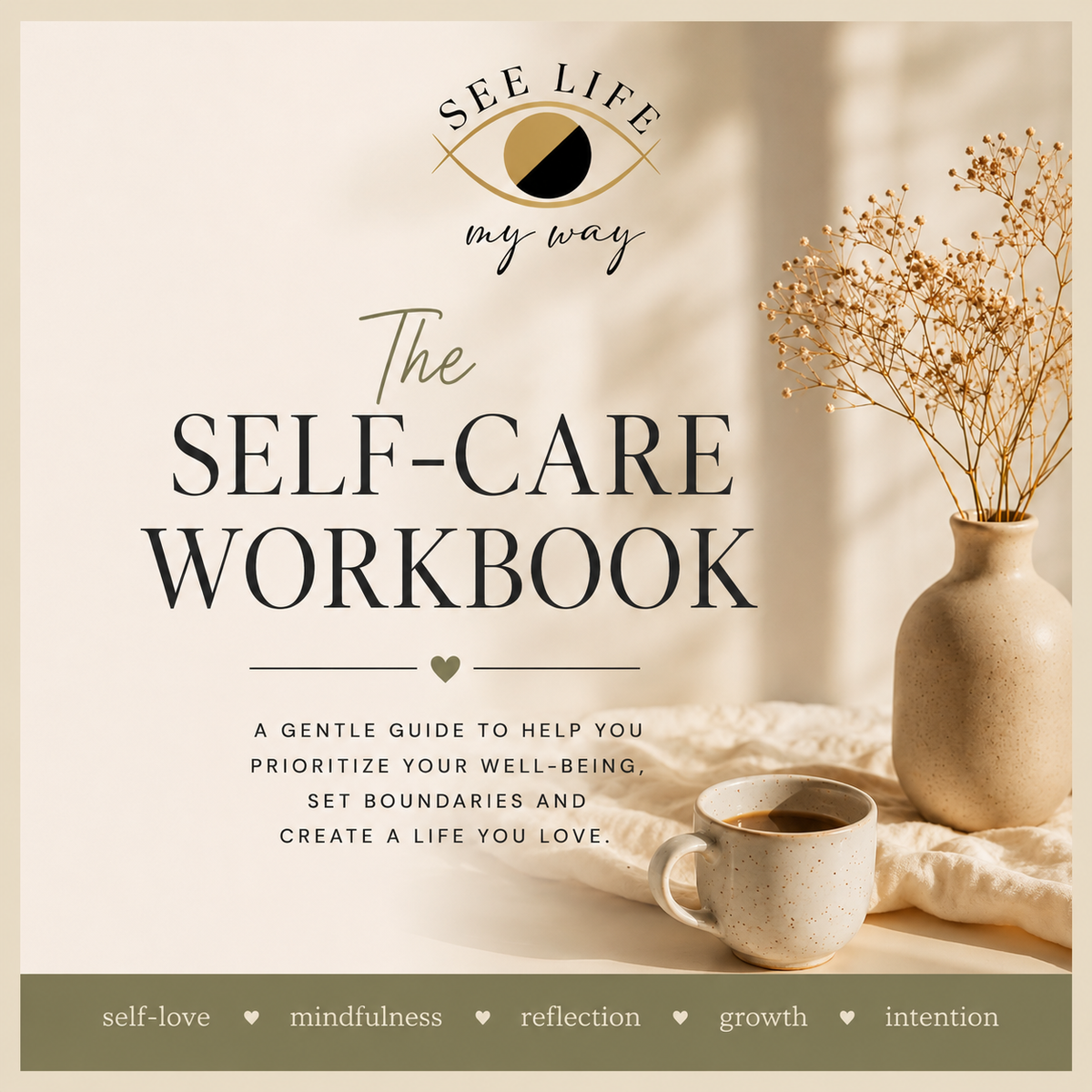 The Self-Care Workbook – A Gentle Guide to Prioritizing Your Well-Being cover image 1
