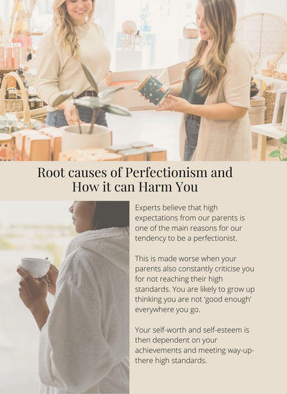 Overcome Perfectionism Workbook – Embrace Progress, Confidence & Self-Acceptance cover image 2
