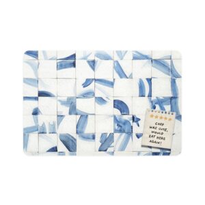 Blue Pet Food Mat - Chef Was Cute