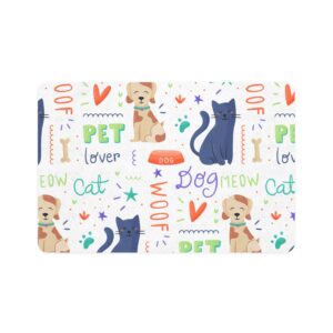 Pet Food Mat (12x18)