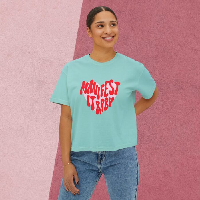 13970461956605688367_2048_custom.jpeg Boxy Tee Manifest Girly Empowerment T-Shirt - 13970461956605688367 2048 custom
