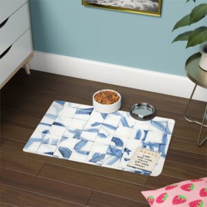 Blue Pet Food Mat - Chef Was Cute - 15234482577063252366 2048 2