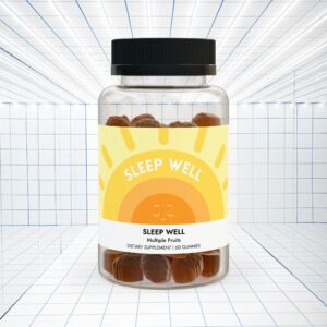 Sleep Well Gummies – Mindful Rest for Your Body and Mind (60 Gummies)
