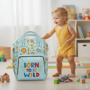 Born to Be Wild Multifunctional Diaper Backpack