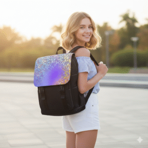 Shifting Light, Steady Self Unisex Casual Shoulder Backpack