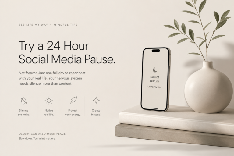 Try a 24 Hour Social Media Pause.